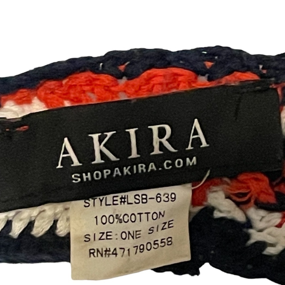 Akira Crochet Bikini Halter Top - Picture 3 of 4